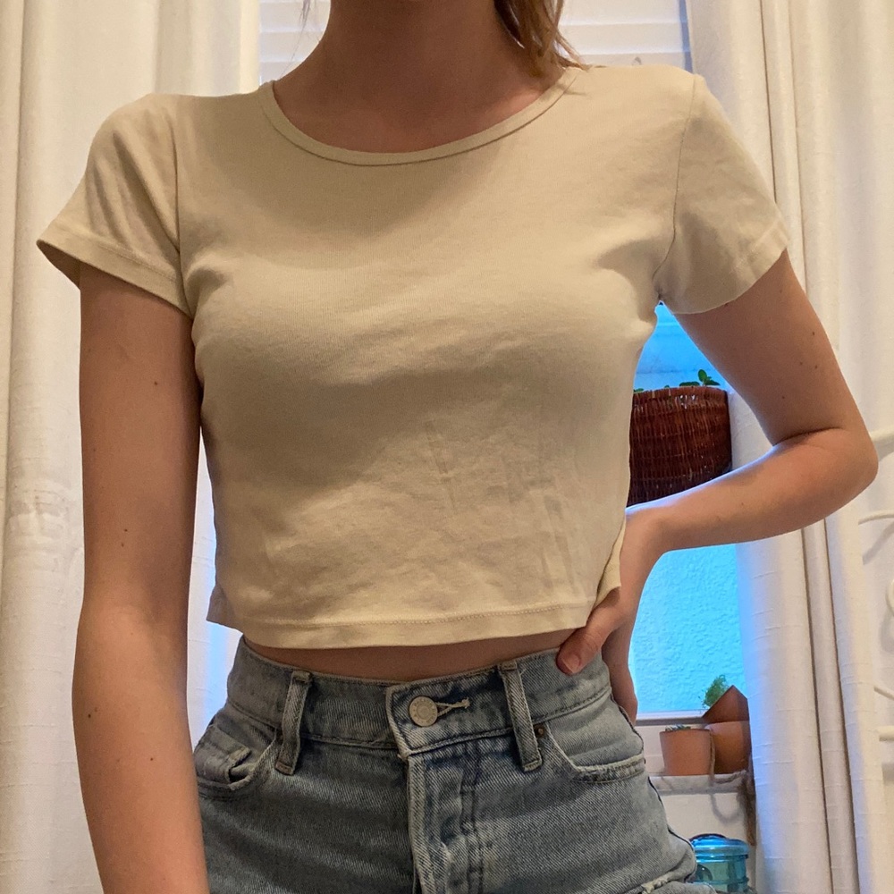 Brandy Melville Cropped Baby Tee